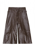REMAIN Birger Christensen - Short Wide Leather Pants - Lai jalg - 36