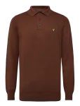 Lyle & Scott - Cotton Merino Long Sleeve Knitted Polo - Pikkade varrukatega - L