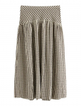 Lindex - Midi Skirt In Seersucker - P&otilde;lveni ja midiseelikud - XL