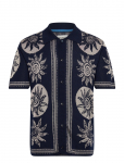 Scotch & Soda - Knitted Jaquard Short Sleeve Shirt - L&uuml;hikeste varrukatega kootud polos&auml;rgid - L