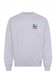 Edwin - Sunset On Fuji San Sweat - Grey Marl - Dressipluusid - L
