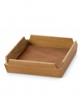 LIND DNA - Teak Tray Square Mini Airy Nupo Nature/Teak - Kandikud - 18X18X4.5CM