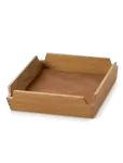 LIND DNA - Teak Tray Square Mini Airy Nupo Nature/Teak - Kandikud - 18X18X4.5CM