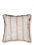 Lexington Home - Striped Organic Cotton Fringe Pillow Cover - Padjad - 50X50