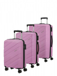 American Tourister - Jetdriver 3.0 3 Pc Set A Fondant Pink - Piloodi- ja &auml;rikohvrid - ONE SIZE