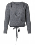 Pieces - Pcmaji Ls O-Neck Wrap Knit D2D - Džemprid - L