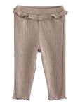 Lindex - Ribbed Leggings With Frill - Retuusid - 62