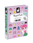 Janod - Magneti'book - Girl's Costumes - 46 Magnets - M&auml;ngukomplektid - ONE SIZE