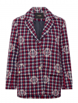 Maje - Clover Plaid Jacquard Jacket - Villased jakid - 38