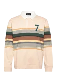 7 DAYS Active - Polo Stripes Long Sleeve - Spordi pikkade varrukatega polos&auml;rgid - M