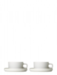 Blomus - Set Of 2 Tea Cups - 0,2 L, &Oslash; 9 Cm - Pilar - Moonbeam - Teetassid - &Oslash; 14.4CM