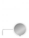 Blomus - Wall-Mounted Led Vanity Mirror - 20 X 20 X 30,5 Cm - Modo - White - Vannitoapeeglid - L 35.6CM