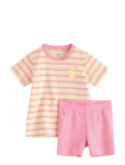 Lindex - Set With Top And Cycling Shorts - Komplektid l&uuml;hikeste varrukatega T-s&auml;rgiga - 74