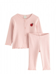Lindex - Set With Cardigan And Leggings - Komplektid pikkade varrukatega T-s&auml;rgiga - 74