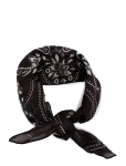 Gina Tricot - Cotton Bandana Scarf - Kerged sallid - ONE SIZE