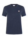 Maison Kitsune - Fox Head Patch Regular Tee-Shirt - L&uuml;hikeste varrukatega - L