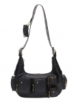 Nunoo - Sally Small Pocket Sheep Black W. Gold - V&auml;ikesed &uuml;le&otilde;lakotid - ONE SIZE
