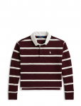 Ralph Lauren Kids - Striped Cotton Jersey Rugby Shirt - Pikkade varrukatega polos&auml;rgid - M