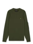 Lyle & Scott - Rib Insert Crew Neck Jumper - &Uuml;mara kaelusega - S