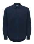 ONLY & SONS - Onspalo Overdyed Ls Reg Shirt - Vabaaja s&auml;rgid - XS