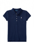Ralph Lauren Kids - Stretch Cotton Mesh Polo Shirt - L&uuml;hikeste varrukatega polos&auml;rgid - 142-153