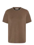 InWear - Vincentiw Melange Karmen T-Shirt - L&uuml;hikeste varrukatega - XS