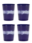 Serax - Tea Cup 33Cl Dark Blue-White Feast By Ottolenghi Set/4 - Teetassid - 33 CL