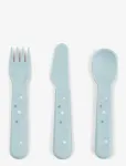 Done By Deer - Foodie Cutlery Set Happy Dots Blue - S&ouml;&ouml;giriistad - ONE SIZE