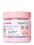 Depend Cosmetic - Micellar Make-Up Rem.pads 60Psc - Makeup Removers - ONE SIZE