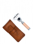 Parker - Trvl-Ladies Venus Compatiable Rose Gold Textured Razor With Leather Case - Hair Removal - ONE SIZE