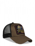 Von Dutch - Square Patch Black - Brown Trucker Von Dutch - Nokam&uuml;tsid - ONE SIZE