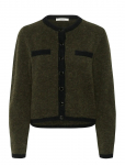 Gestuz - Gzalpha Ls Contrast Cardigan - Kardiganid - XL