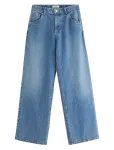 Lindex - Trousers Denim Vega Blue - Laiad teksad - 134