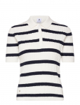Daily Sports - Stripe Madelene 1/2S Polo Shirt - Spordipolod - L