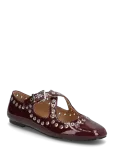 Bianco - Bialilja Cross Mary Jane Studded Faux Leather - Mary Jane kingad - 38