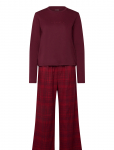 Calvin Klein - Ls Tee Flannel Pant Set - Pidžaamad (komplektid) - L