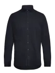 Lindbergh Black - Piqu&eacute; Knitted Shirt L/S - &Auml;ris&auml;rgid - XXL