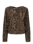 ONLY - Onlconfidence L/S Sequin Bow Top Jrs - Pikkade varrukatega - XS