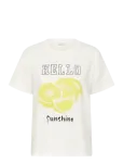 Kaffe - Kachelsea T-Shirt - L&uuml;hikeste varrukatega - XXL