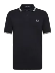 Fred Perry - Twin Tipped T-Shirt - L&uuml;hikeste varrukatega - M