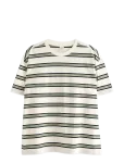 Lindex - T Shirt Skate Stripe - L&uuml;hikeste varrukatega - 170
