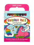 Ooly - Crayons And Colouring Book - Unicorn Pals - Carry Along - V&auml;rvimis- ja meisterdamisraamatud - ONE SIZE