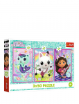 Trefl - Pappussel Trefl 3X50 Bitar Gabby's Dollhouse - Klassikalised m&otilde;istatused - ONE SIZE