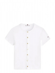 Tommy Hilfiger - Gold Button Slim Ss Tee - L&uuml;hikeste varrukatega - XS