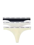 Calvin Klein - Thong 3Pk - Stringid - XL