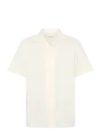 Knowledge Cotton Apparel - Relaxed Seersucker Short Sleeve Shi - L&uuml;hikeste varrukatega s&auml;rgid - M