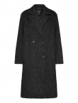 Abercrombie & Fitch - Double Breasted Wool-Blend Coat - Villased mantlid - S