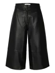 Selected - Slfgigi Hw Leather Culottes - Nahksed retuusid-p&uuml;ksid - 34
