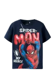 Name It - Nmmmarvin Spider Ss Nreg Top  Noos Mar - L&uuml;hikeste varrukatega - 110