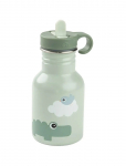 Done By Deer - Metal Bottle Playground Green 350 Ml - S&ouml;&ouml;giaeg - &Oslash;7X H 15CM